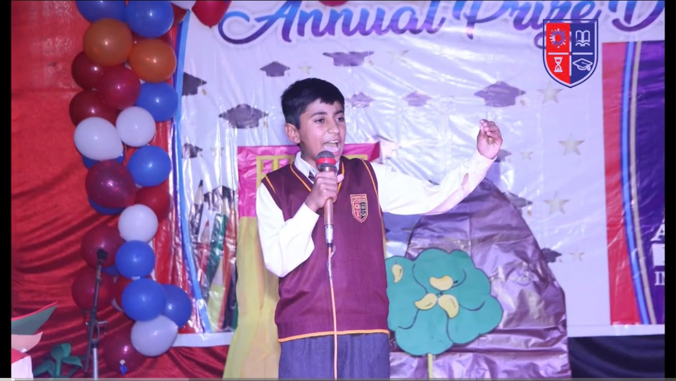 Student hosting school event